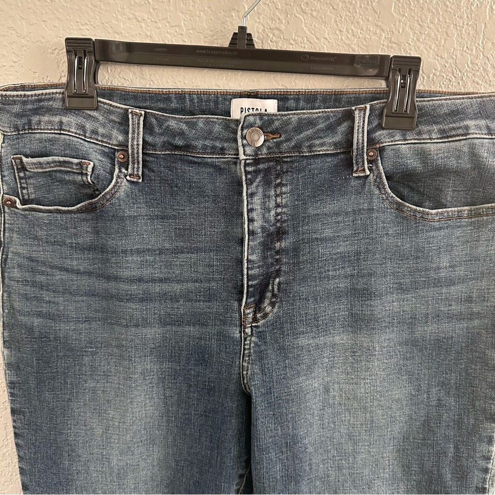 Pistola Skinny Fit Jeans Women's Size 33 Medium Wash Stretch Denim - Picture 5 of 9